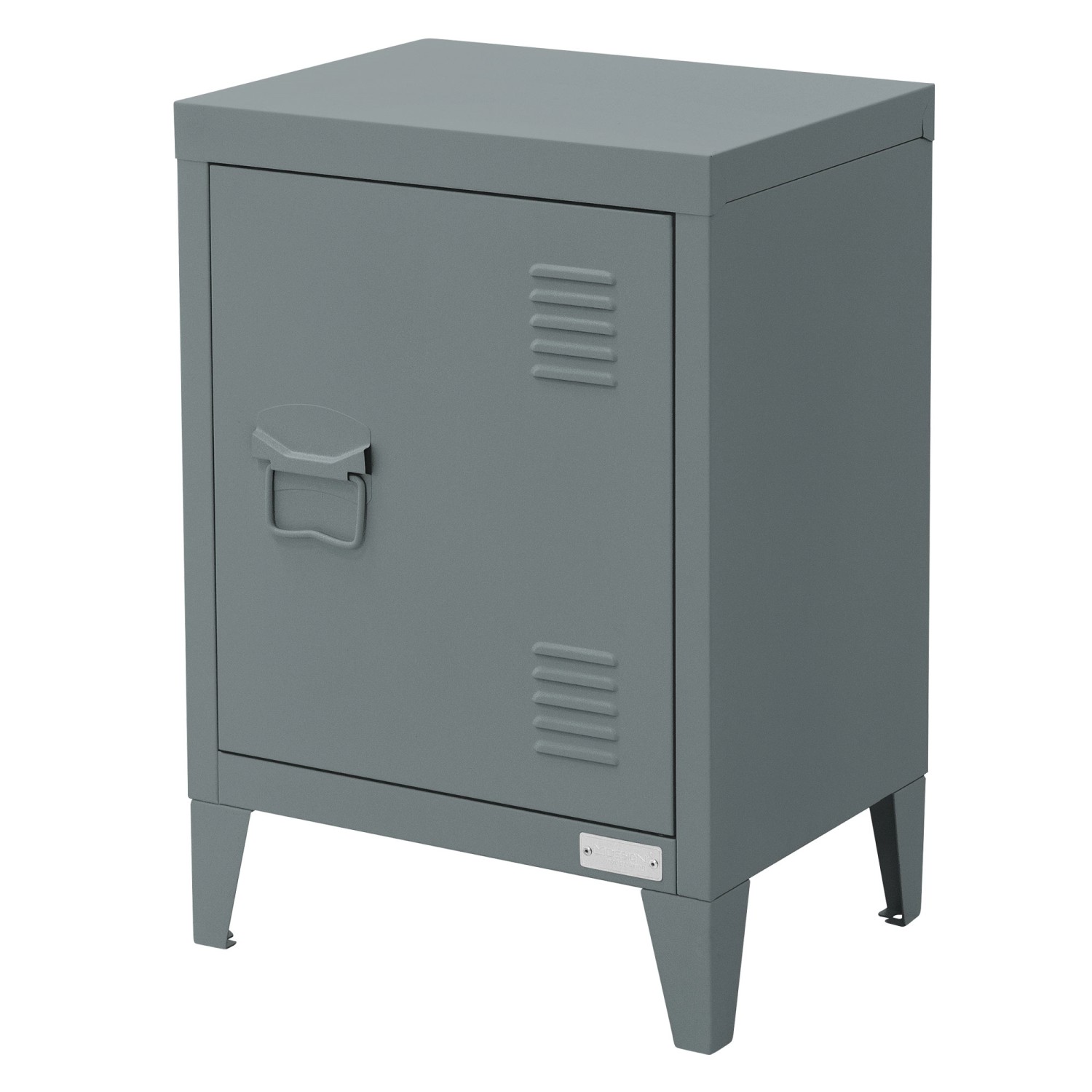 ML-Design Nachttisch in Anthrazit 40x30x58cm aus Stahl Industriedesign günstig online kaufen