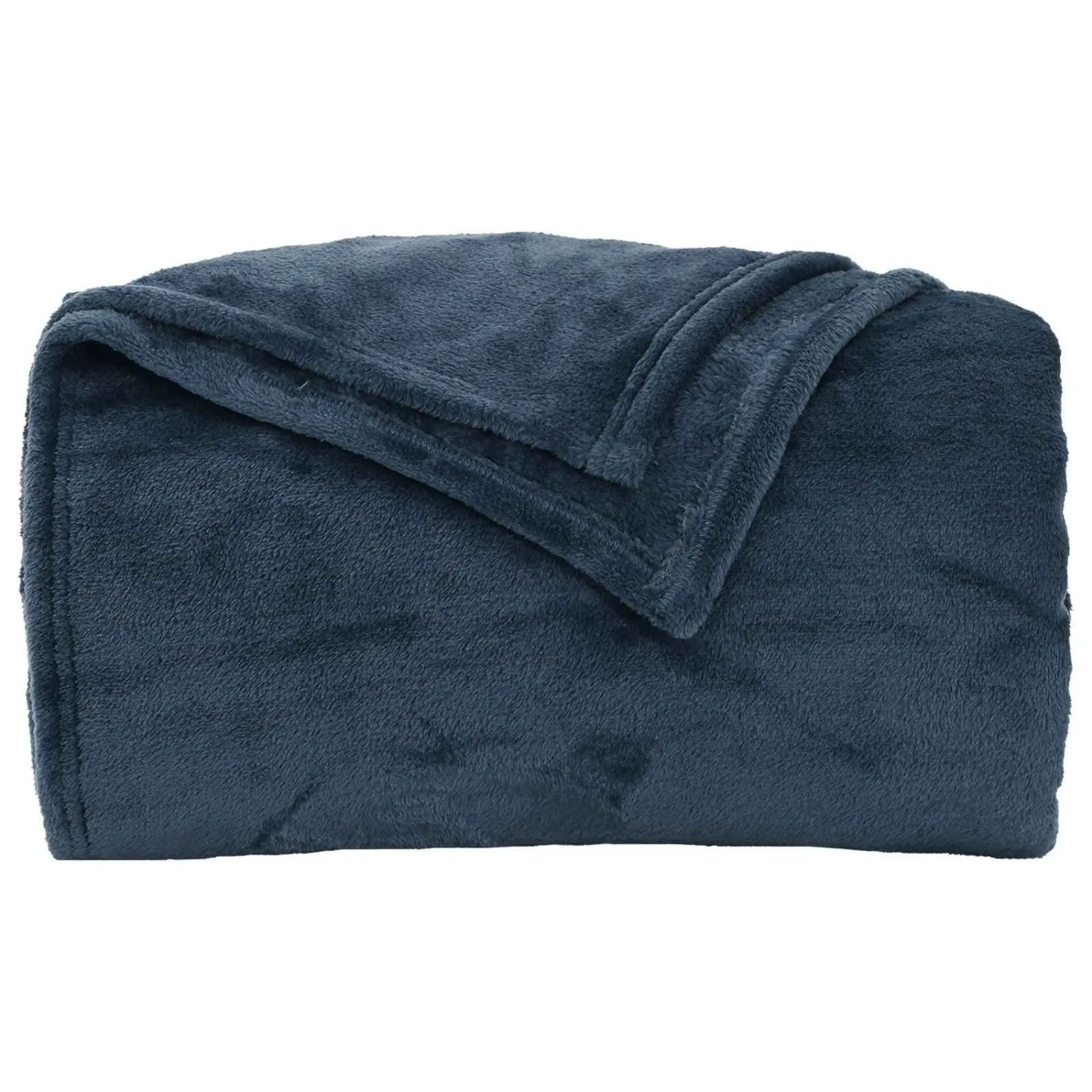 vidaXL Überwurfdecke Marineblau 240 x 270 cm Fleece 42016776