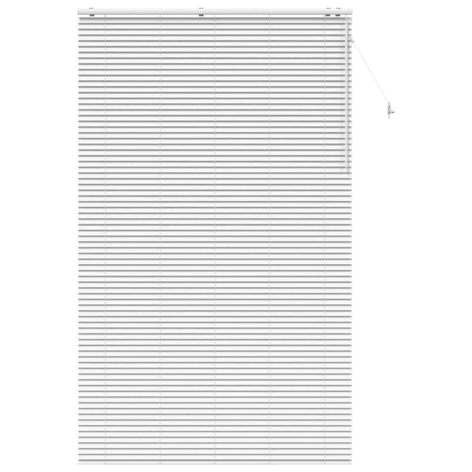 vidaXL Venezianische Jalousie Weiß 145 x 250 cm 35 mm 42015450