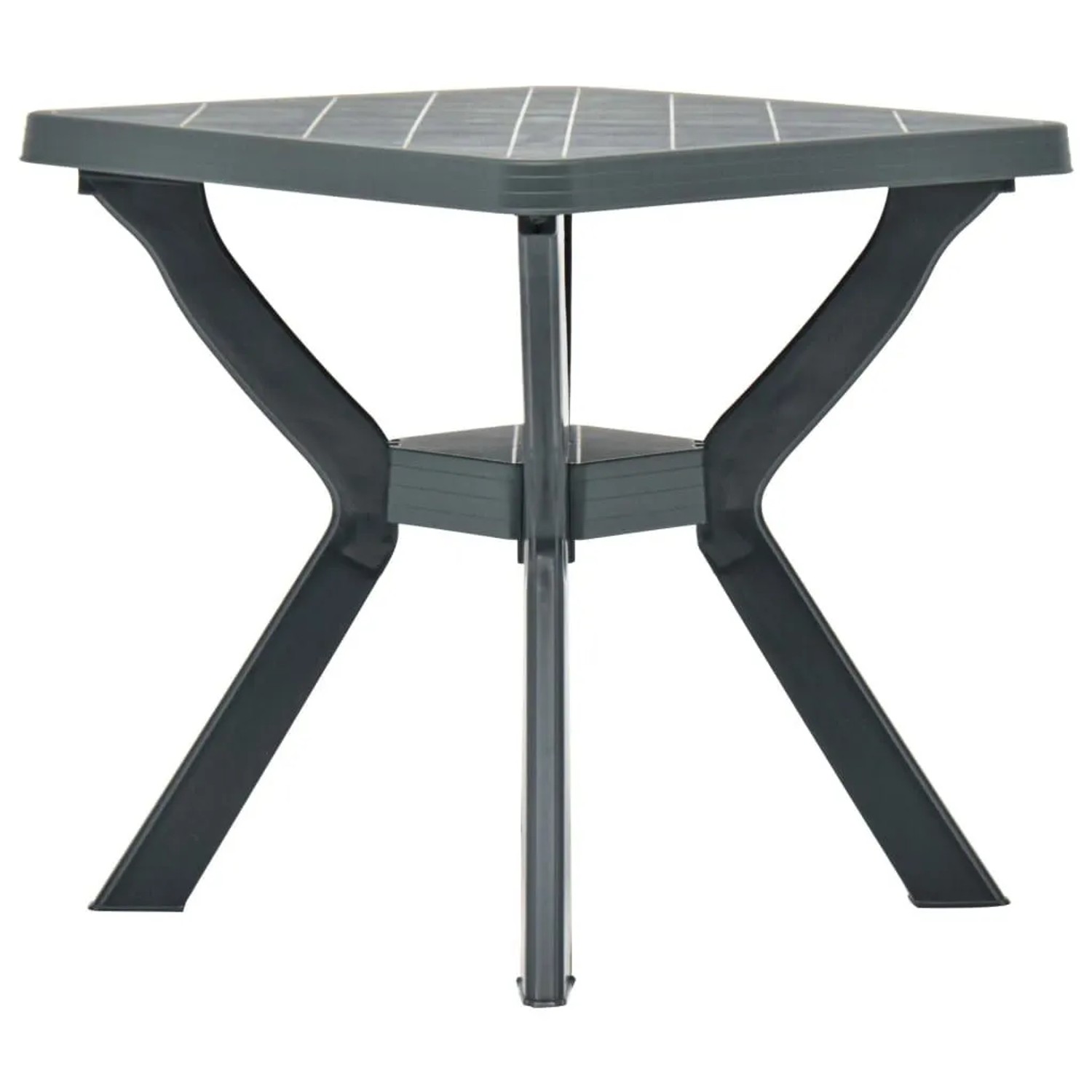 Furnicato Bistrotisch Grün 70x70x72 Cm Kunststoff
