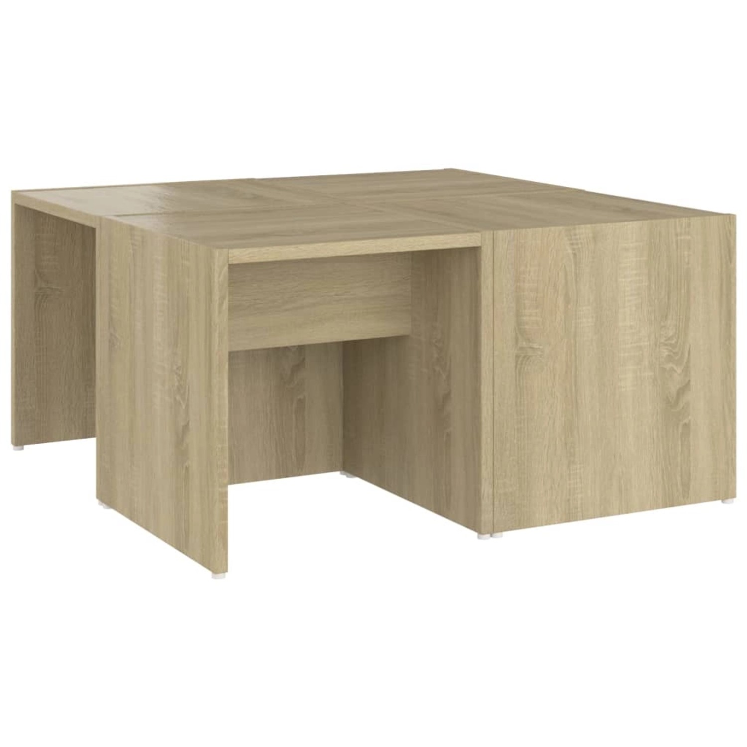 Couchtische 4 Stk. Sonoma-eiche 33x33x33 Cm Spanplatte günstig online kaufen