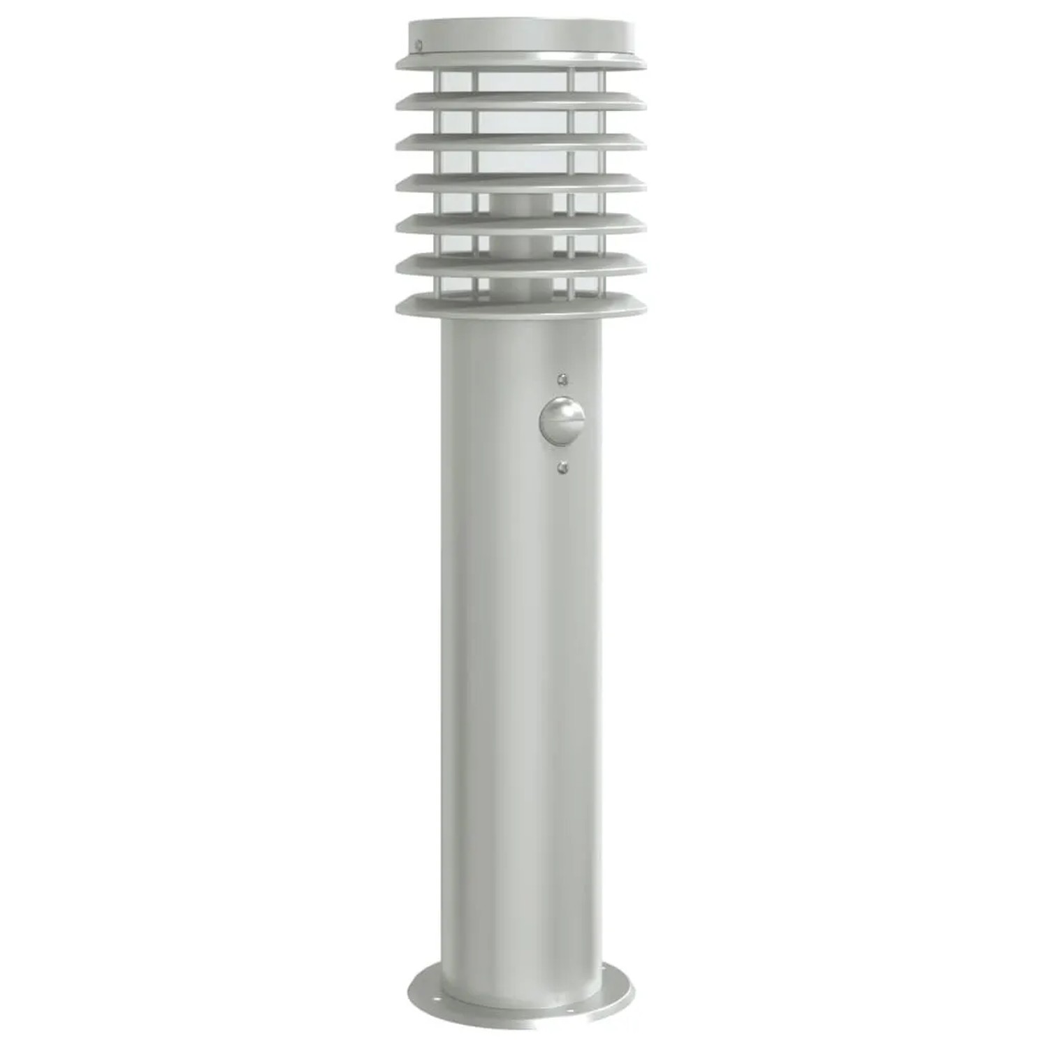 vidaXL Wegeleuchte mit Bewegungsmelder Silbern 60 cm Edelstahl 4006365