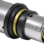 Press-Reduzierstück aus Messing, 20 x 16 mm, für Heizung und Trinkwasser.