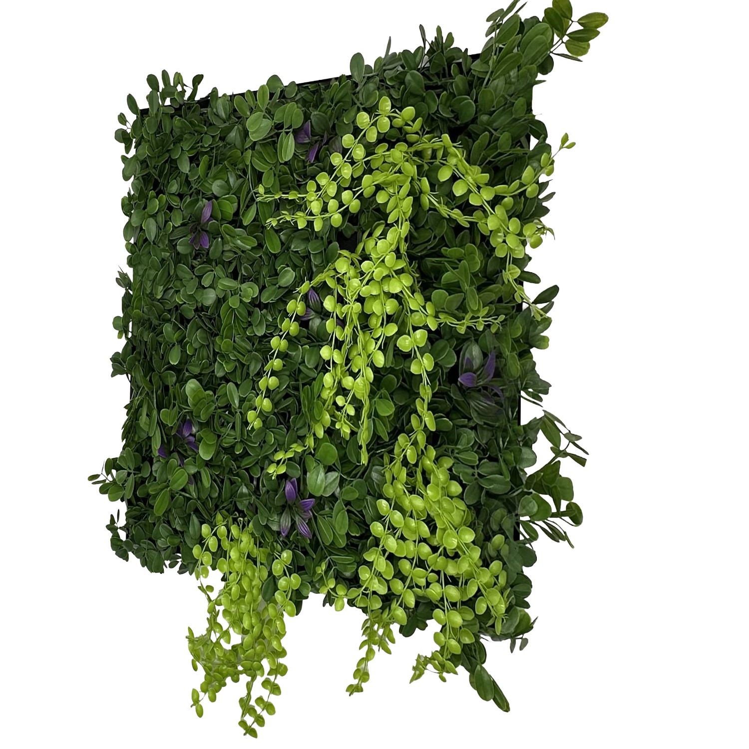 Jangal Wandpaneel Modular Wall Feral Green Mixed Flora 52 cm x 52 cm Grün günstig online kaufen