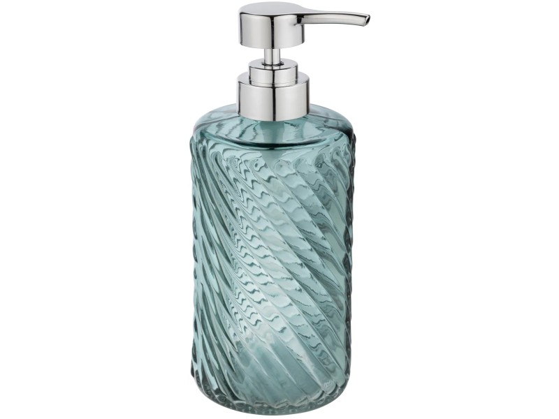 TATAY Seifenspender Aqua – Türkisblau, 8x8x17,5 Cm, Zum Stellen, Für Bad Oder Küche