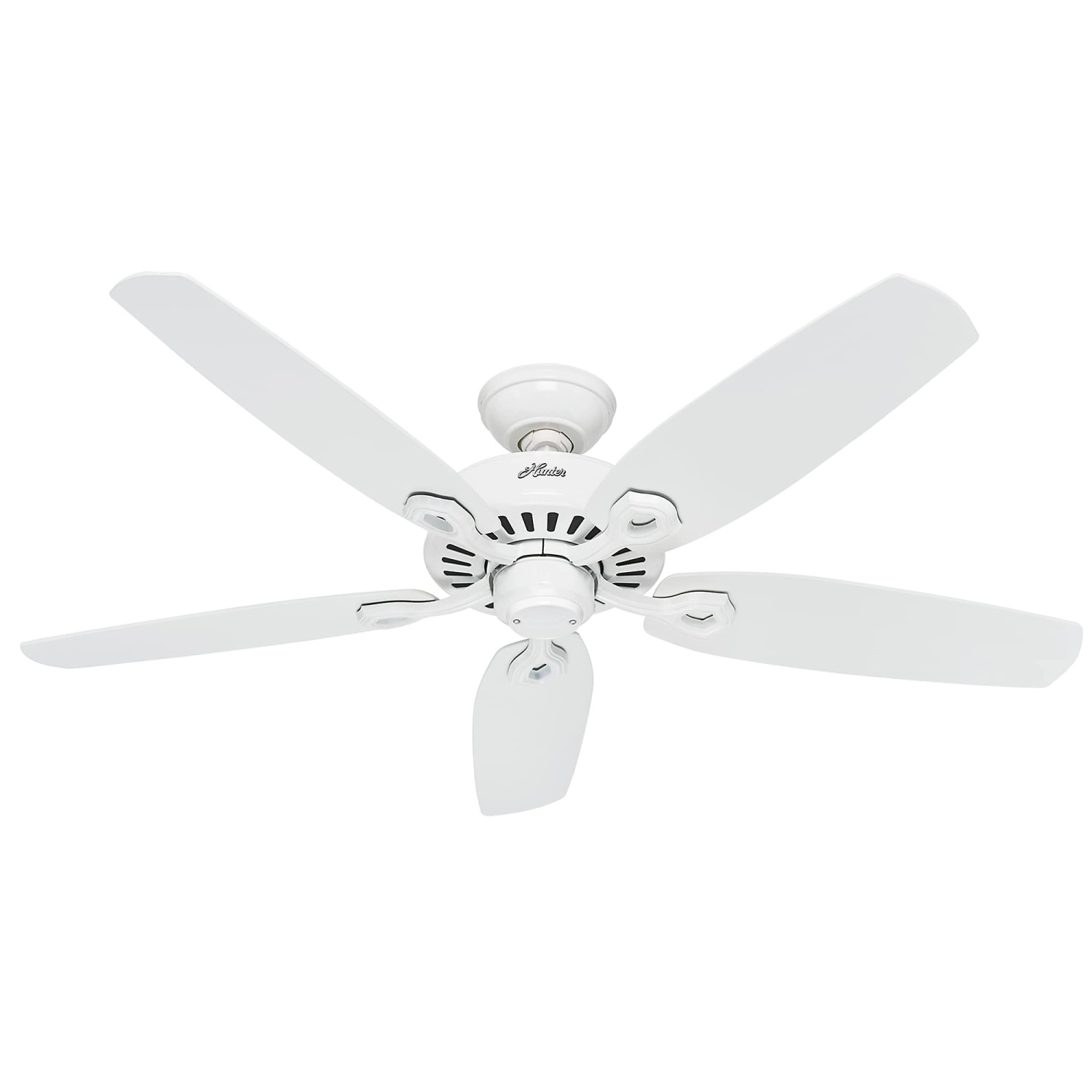 HUNTER FANS Deckenventilator mit Zugkette Builder Elite 132 cm Weiß günstig online kaufen