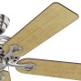 HUNTER Deckenventilator Savoy, 132 cm, Nickel gebürstet, Ahorn/Kirsche Wendeflügel.