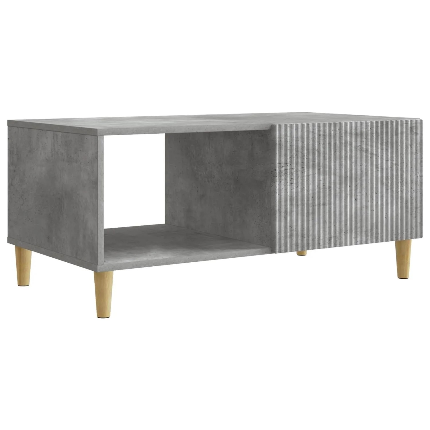 vidaXL Couchtisch Betongrau 90 x 50 x 40 cm Holzwerkstoff 894728