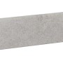 Sockelleiste in Zementestrich Beige, MDF mit Kabelkanal, 2400 mm lang.