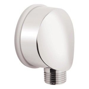 aquaSu Schlauchanschlusswinkel Jamari, 1/2 Zoll, Chrom, für Brauseschläuche.