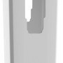 Weißer Eldorado-Line Pfosten Mitte, 12,7x12,7x190 cm, aus PVC für Zaunbau & Sichtschutz.