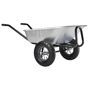 Haemmerlin Zweirad-Großmuldenkarre Expert Premium 150 Liter verzinkt.