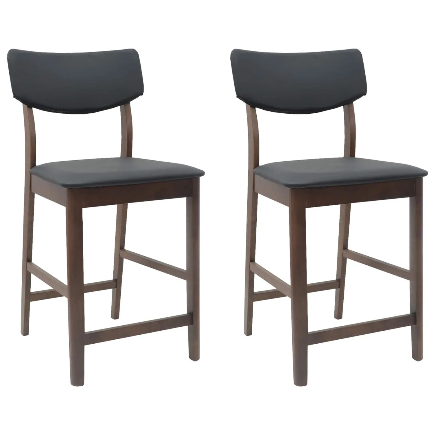 vidaXL Esszimmerstühle 2 Stk Hellbraun 48 x 49 x 95 cm 42020475