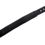 Schwarzes Heim Hundehalsband aus Nylon mit Neoprenfutter, 38 mm breit und 60 cm lang.