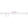 vidaXL Mini Schiebetürbeschlag Set für Schranktüren Carbonstahl 122 cm 151693_6
