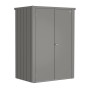 Biohort Terrassenschrank Romeo, Quarzgrau-Metallic, Gartenschrank für Terrasse und Balkon.