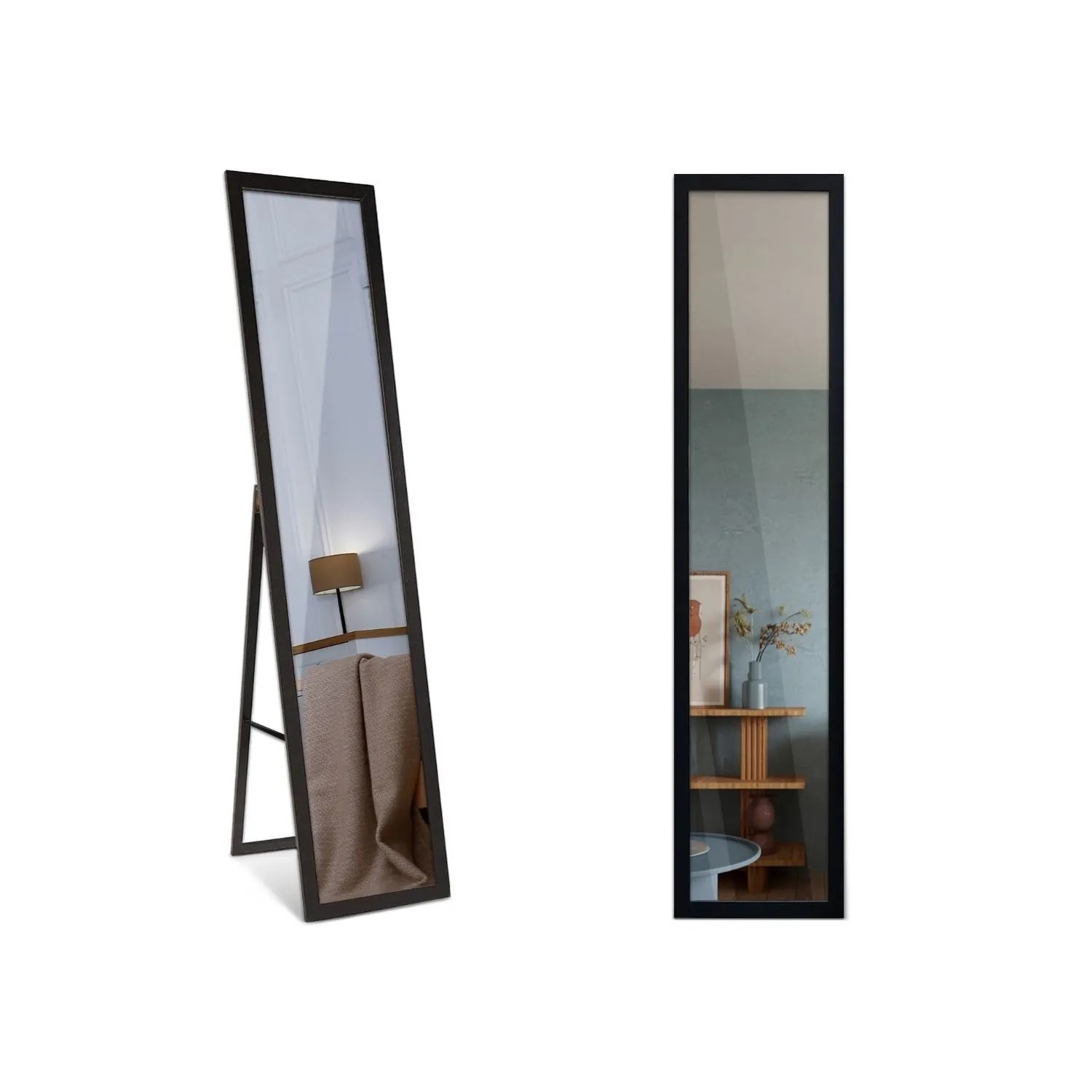 Tulup Standspiegel Großer Stehender Spiegel 36x156 cm Stehender Spiegel mit günstig online kaufen