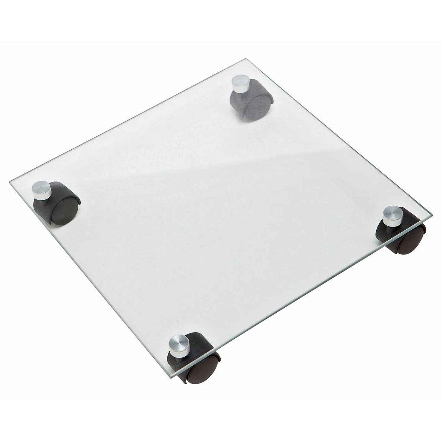 Pflanzenroller Glas Klar eckig 35 cm x 35 cm günstig online kaufen