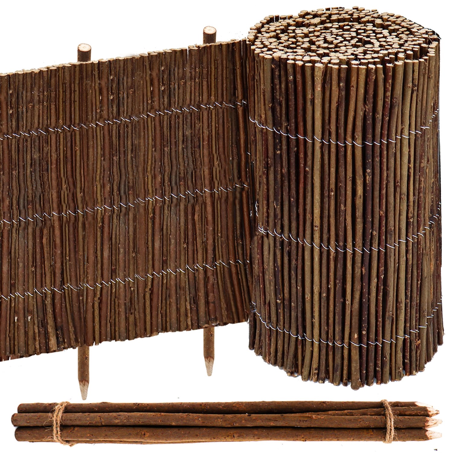 urfence Flexible Beeteinfassung Weide 300 x 20 cm