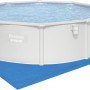 Bestway Hydrium Stahlwandpool Set, Ø 460x120 cm, mit Bodenplane. Ideal für den Garten.