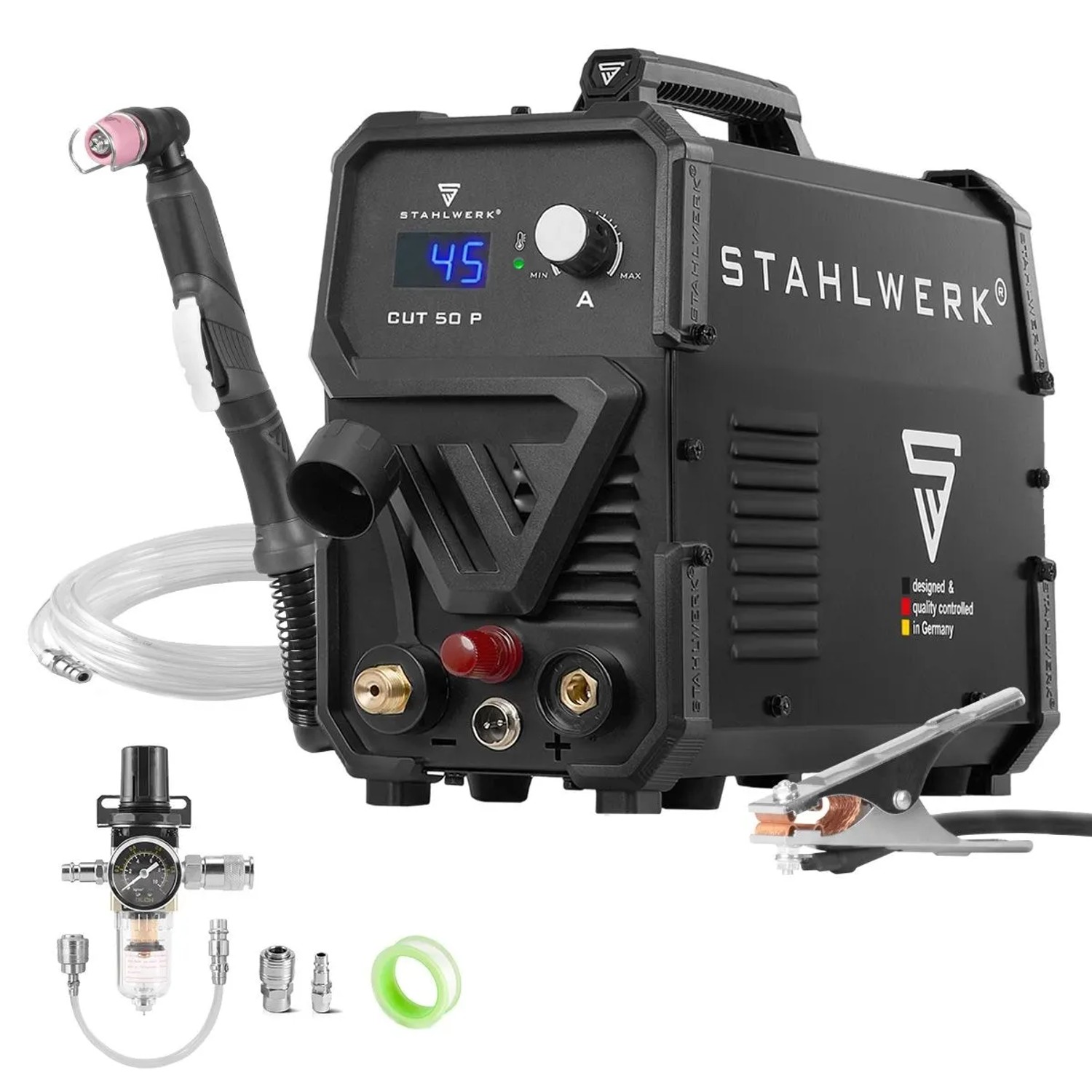 STAHLWERK Plasmaschneider CUT 50 P 45 Ampere 15 MM Schneidleistung THC