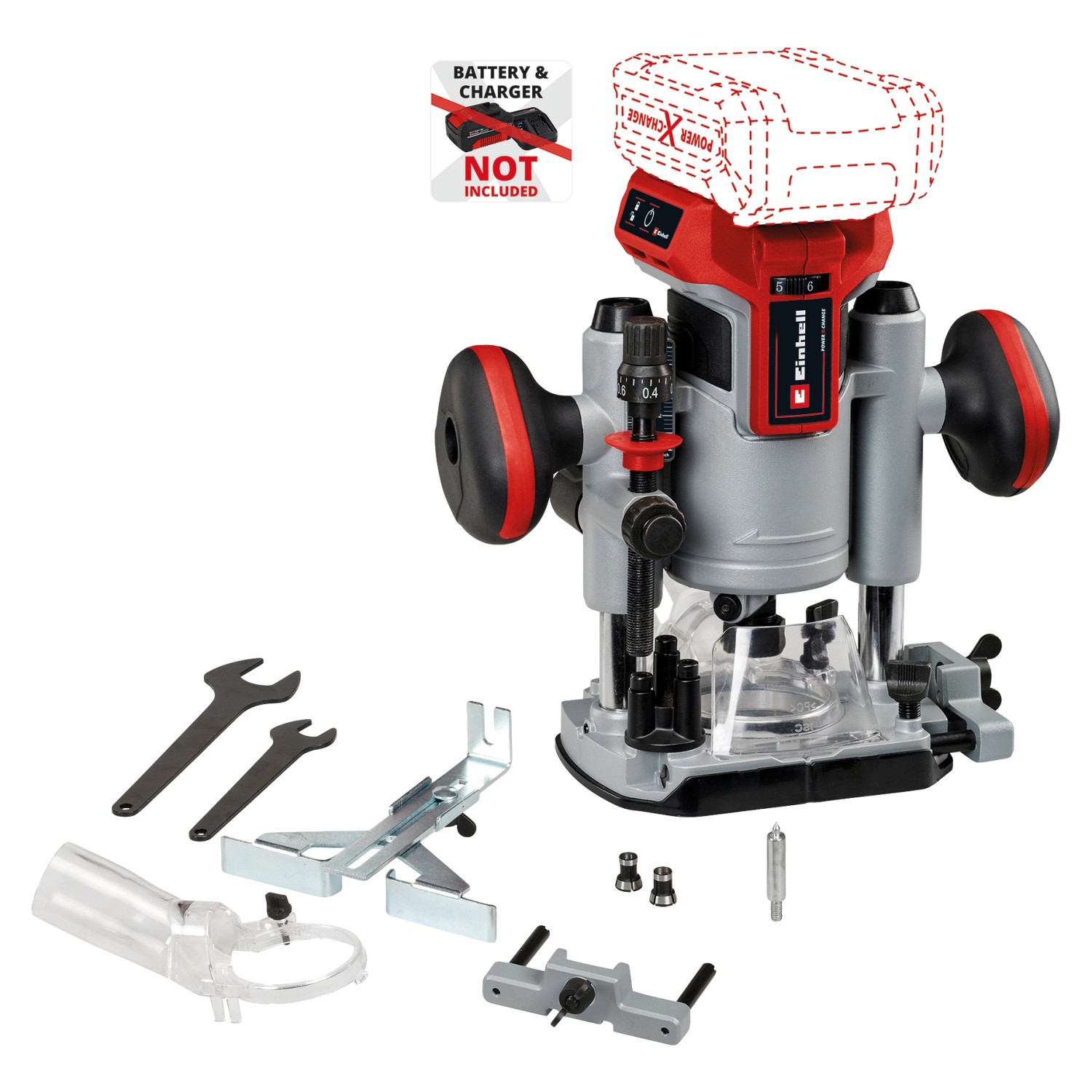 Einhell Professional Akku-Oberfräse TP-RO 18 Li BL - Solo