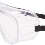 3M Schutzbrille 4800 für Handlackierarbeiten mit klarer, beschlagfreier Scheibe und schwarzem Halteband.