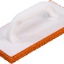 LUX Schwammglätter Classic, 280x140mm, mit grobem Schwammgummibelag und weißem Griffstück.