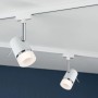 Paulmann URail Spot Pipe, weiß/chrom, für URail Schienensysteme. Lichtakzent für Bilder und Objekte.