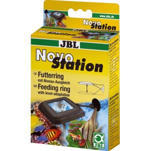 JBL NovoStation Futterautomat für Aquarien, Futterring mit Halterung in Originalverpackung.