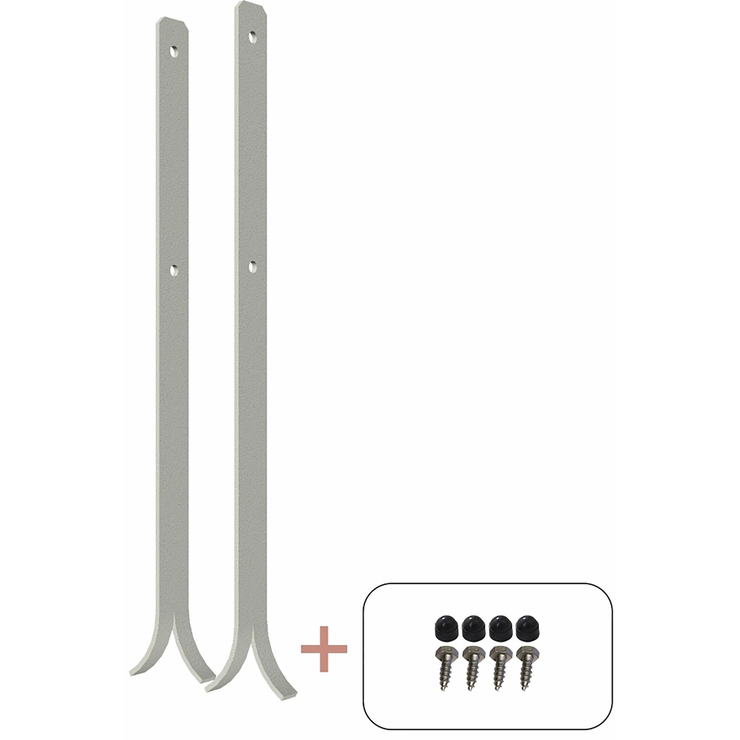 Plus Holz Pfostenträger feuerverzinkt 600 mm x 40 mm x 5 mm