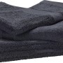 baliv Dark Wonder Gästehandtuch 2er-Set, Baumwolle, Schwarz
