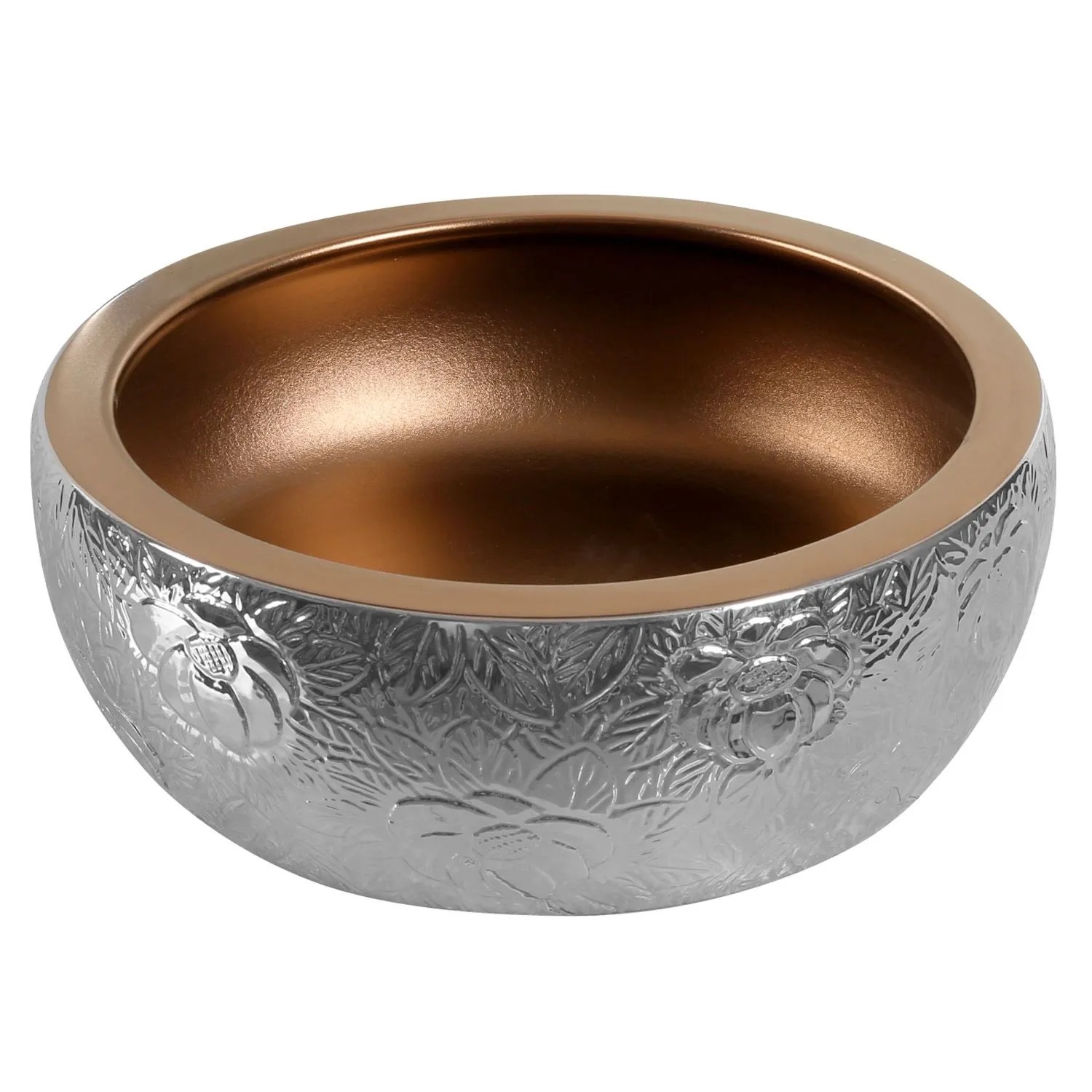 Kerra Aufsatzwaschbecken KR-124 Verchromt Braun Golden