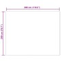 vidaXL Kunstschaffell Teppich Tafalla Beige 200 x 280 cm Polyester 42021485_10