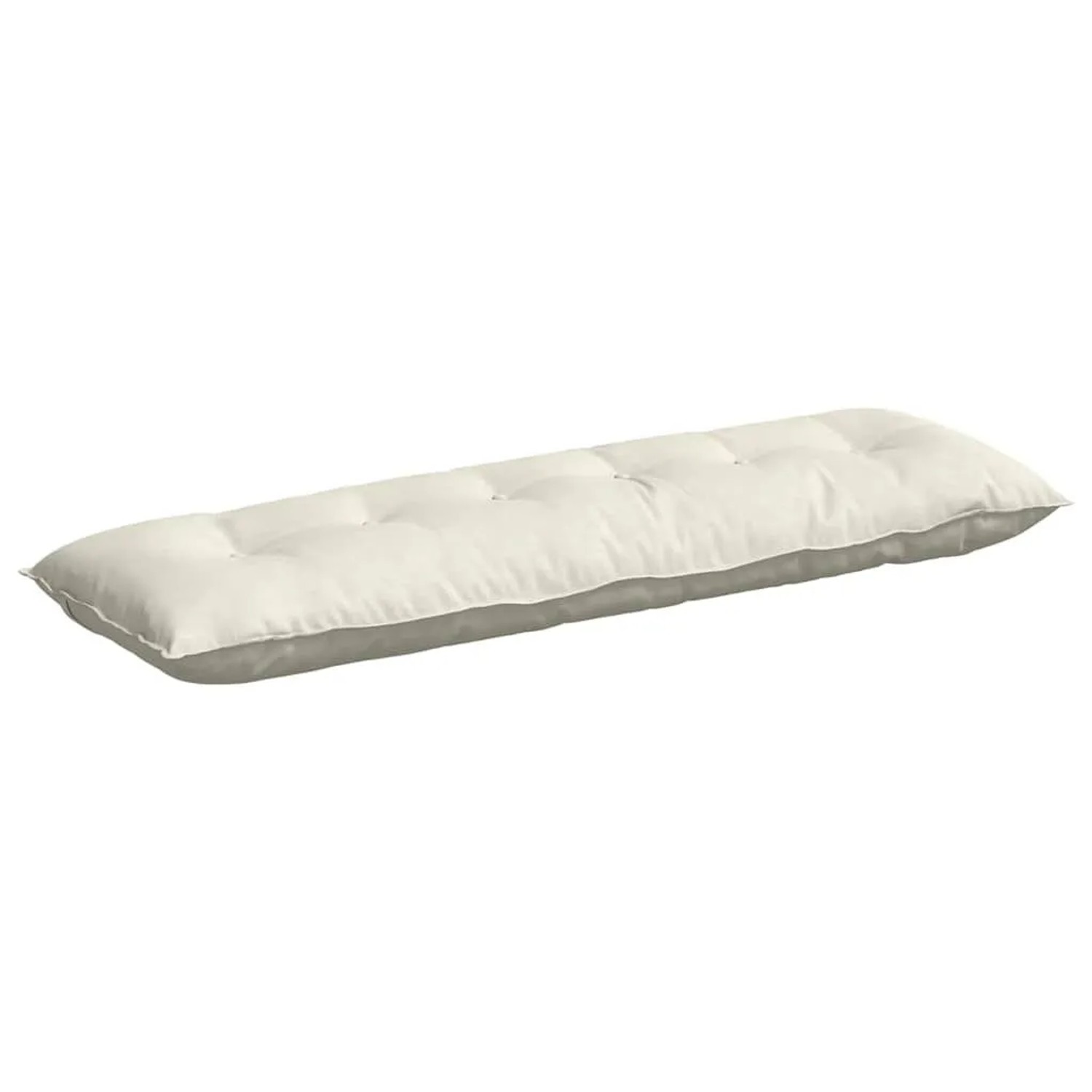 vidaXL Rückenkissen Creme 160 x 50 cm Cordstoff 42014899