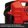 Einhell Akku-Kompressor TE-AC 36/8 Li OF Solo: Roter Koffer-Kompressor mit Tragegriff und Aufbewahrungsfach.
