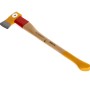 Ochsenkopf Axt OX 648 H-1257 Spalt-Fix® mit Hickory-Holzstiel, gelb/rot
