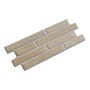 Klimex Verblender Feinsteinzeug UltraStrong Long Brick, 40x16 cm, grau-beige, in Backsteinoptik.