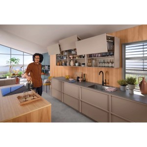 Blum Kraftspeicher-Set Aventos Hf Top 22F2800 Blumotion mit Spanplattenschrauben