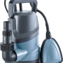 Schmutzwasserpumpe TPS 8000, 400 W, mit Schwimmerschalter und Tragegriff.