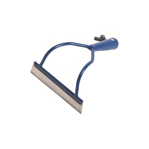 LUX Bügelzughacke Classic, 18 cm, blau, mit Schraubsystem zum Unkraut entfernen und Boden auflockern.