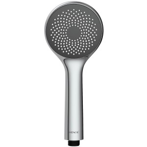 Wenko Watersaving Duschkopf aus Chrom, Handbrause mit Wassersparfunktion.