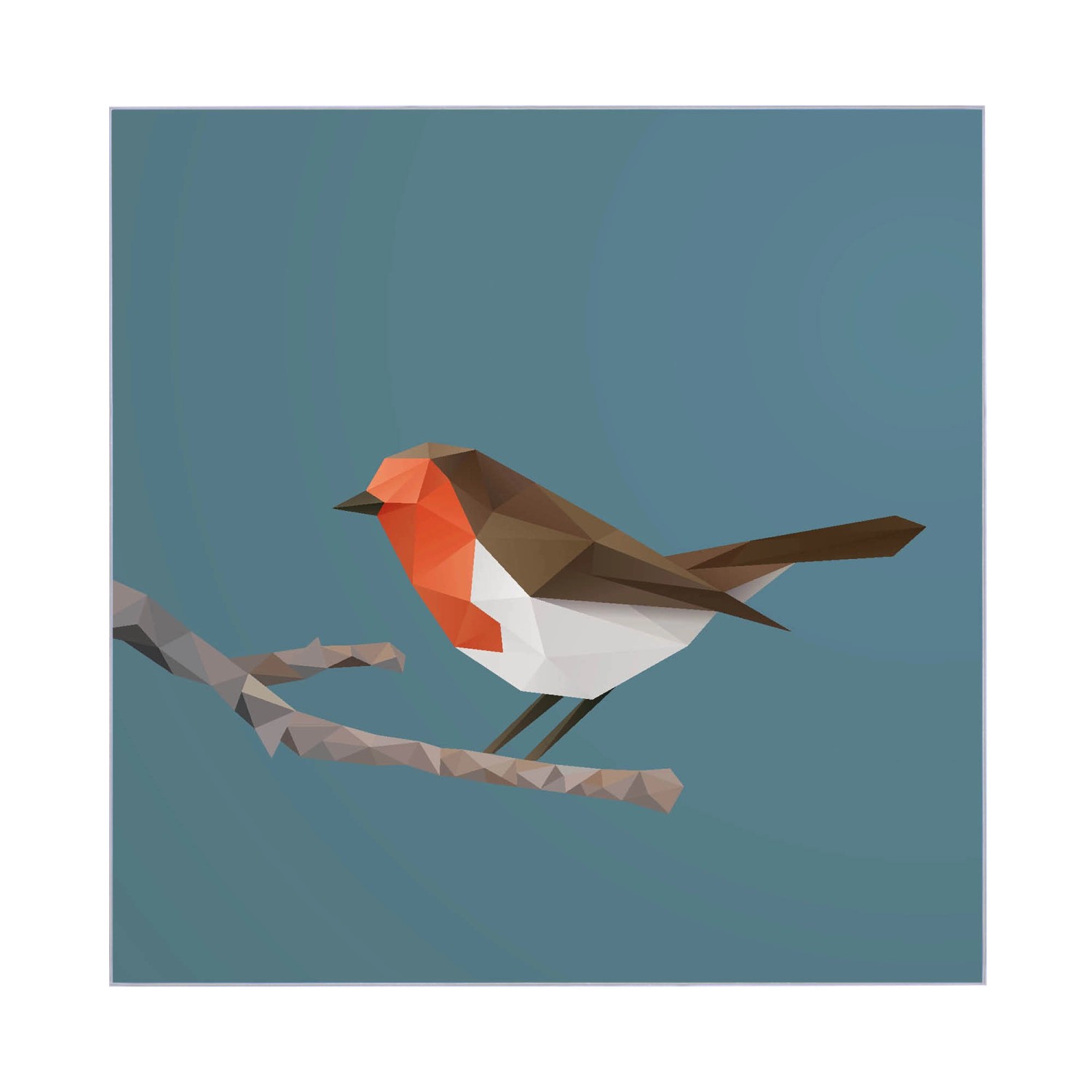 Banjado Schlüsselkasten mit abstraktem Vogel Motiv auf weißem Glas, 30x30cm, 50 Haken.