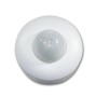 Goobay Bewegungsmelder AP mit 3-fach PIR Sensor, LED-geeignet, weißes Gehäuse.