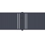 Graues Casanoov Flügeltor (4m) aus Aluminium mit zwei Pfosten für den Garten.