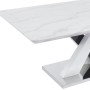 Vente-unique Essgruppe Evaela Schwarz  Weiß 200 cm_9