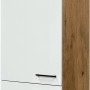 Flex-Well Geräteumbauschrank Vintea, 60 cm, Magnolie/Lancelot Oak, für Einbaukühlschrank.