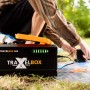 Cross Tools Travelbox 500 Power Station im Outdoor-Einsatz mit Ladestandsanzeige.