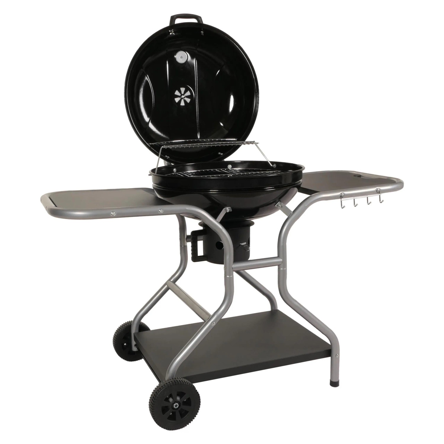 MCW Grillwagen N16 Holzkohlegrill Stahl 143x131x66cm