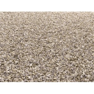 Ziersplitt Cappuccino, 8-16 mm, beige-brauner Kalkstein für Gartenwege und Steingärten.